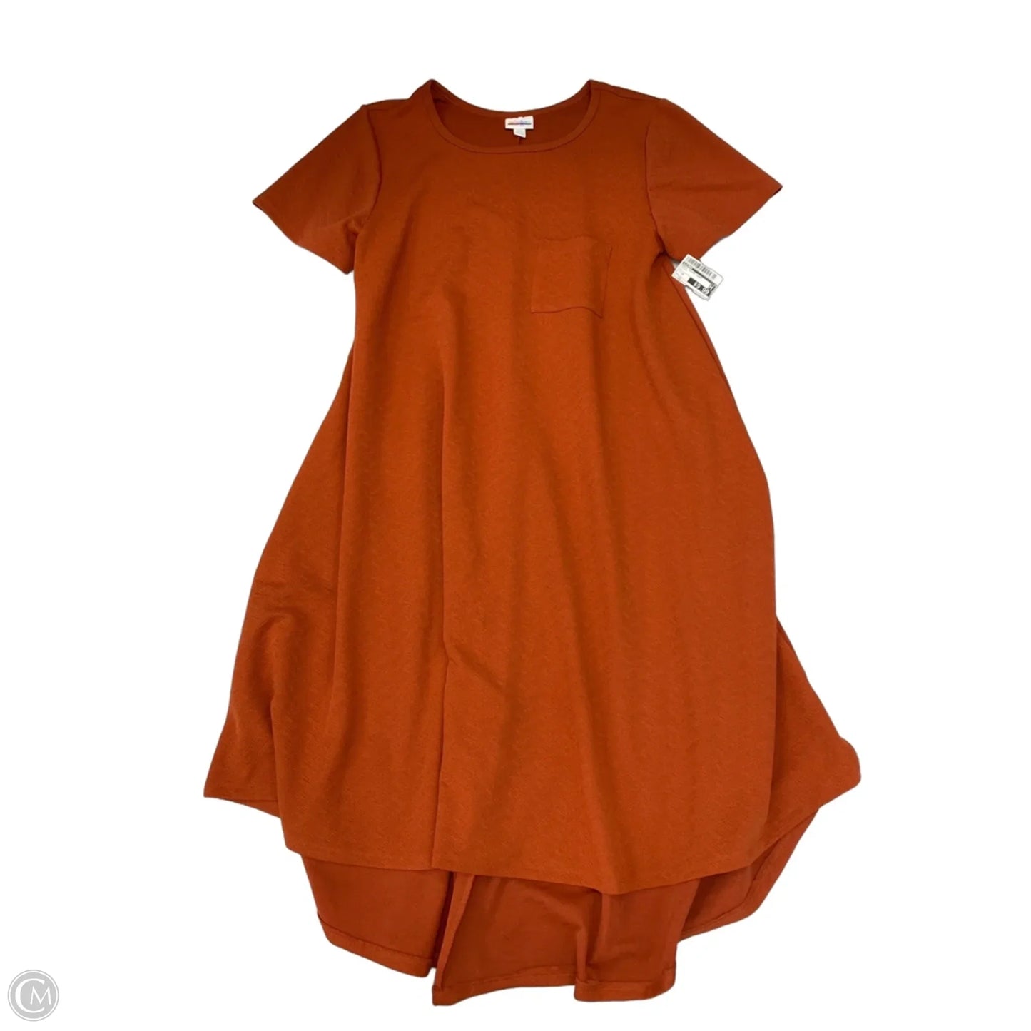 Dress Casual Short By Lularoe In Orange, Size: 2x