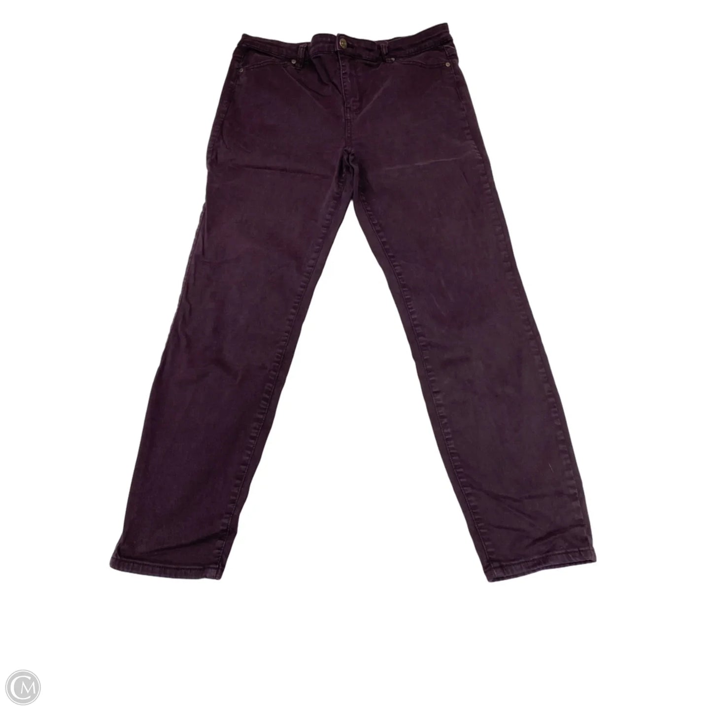 Jeans Skinny By Buffalo David Bitton In Purple, Size: 12