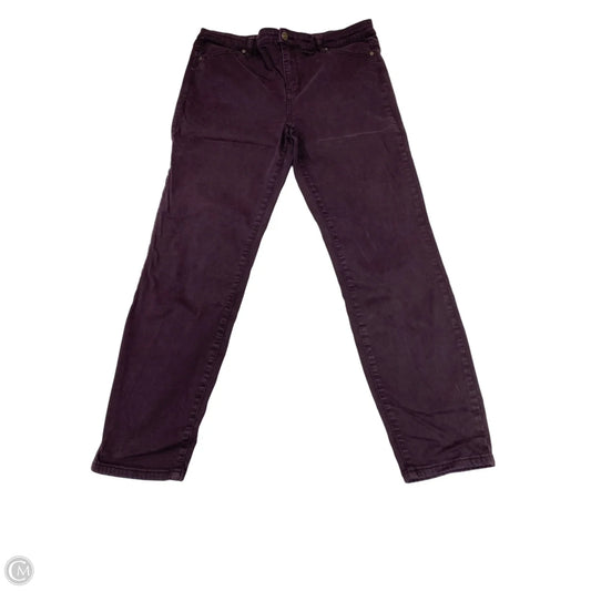 Jeans Skinny By Buffalo David Bitton In Purple, Size: 12
