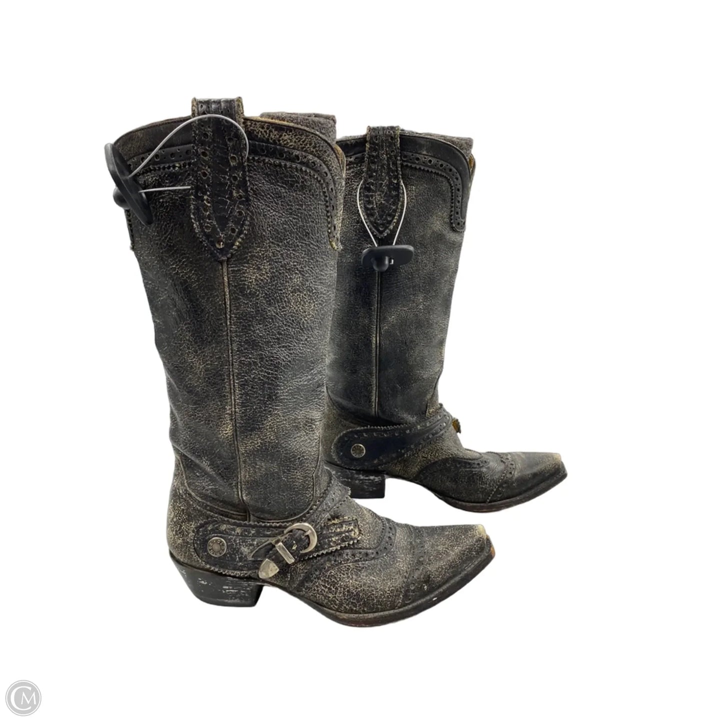 Boots Western By Old Gringo In Black & Cream, Size: 8.5