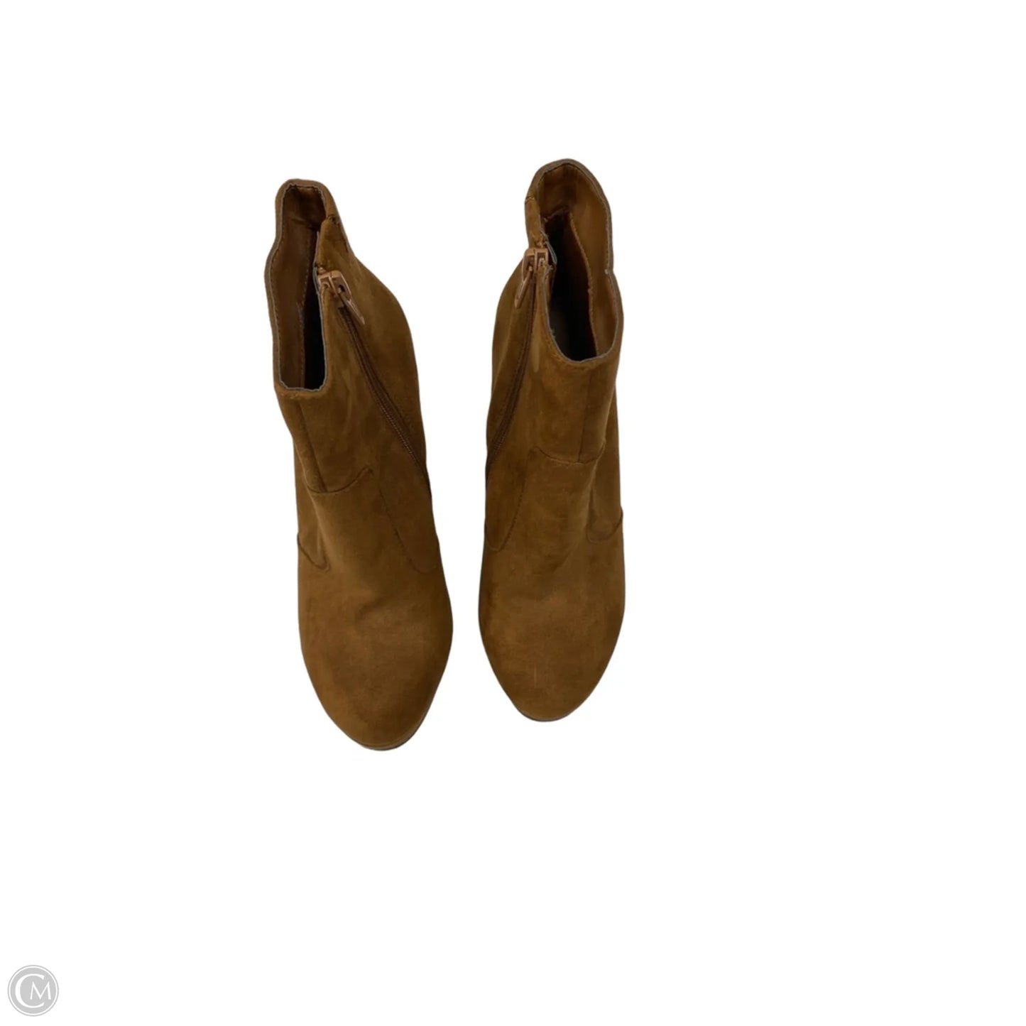 Boots Ankle Heels By Mossimo In Brown, Size: 6