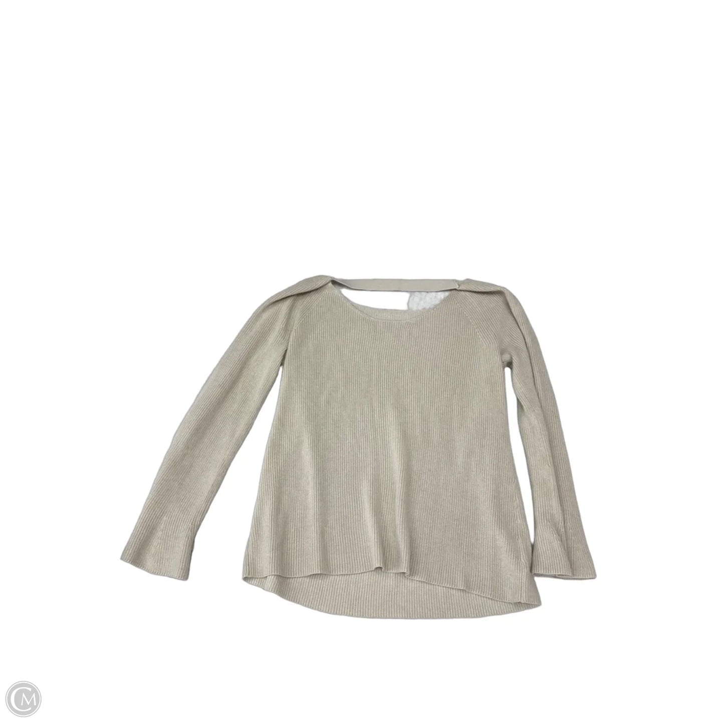 Top Long Sleeve By Loft In Beige, Size: M