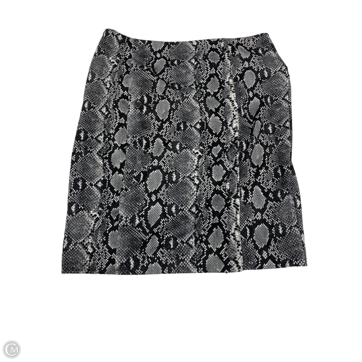 Skirt Designer By Michael Kors In Snakeskin Print, Size: 16