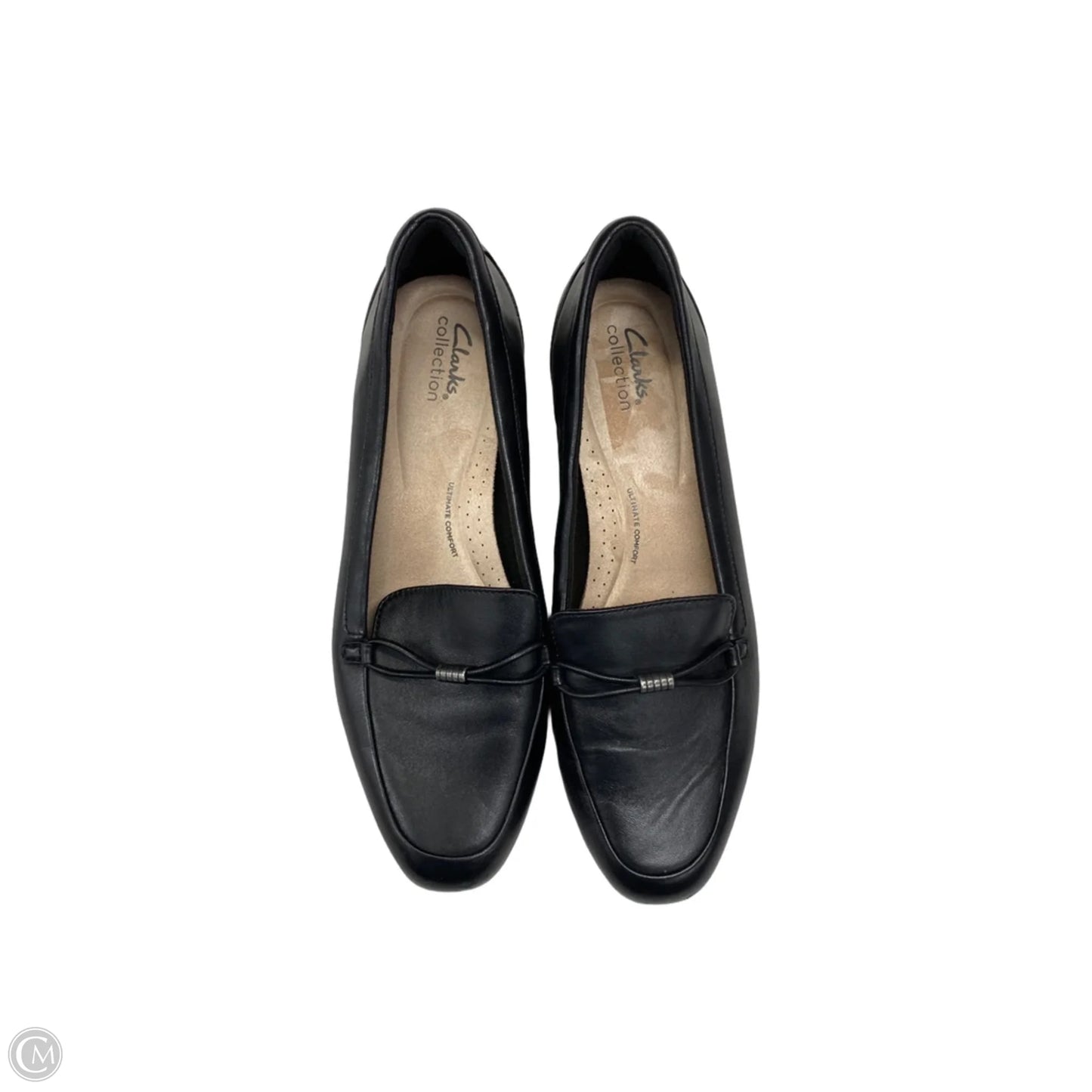 Shoes Flats By Clarks In Black, Size: 9.5