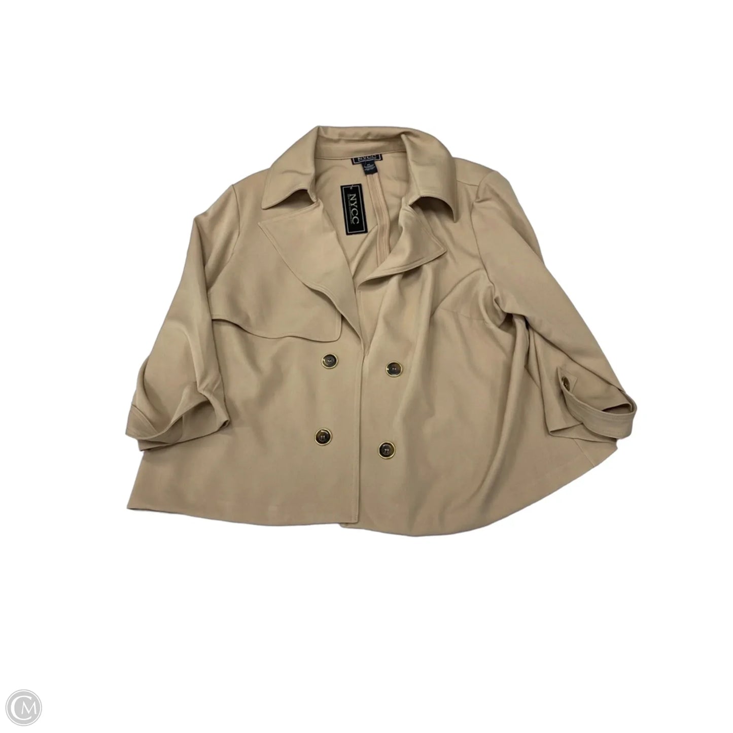 Blazer By Cmf In Tan, Size: 3x