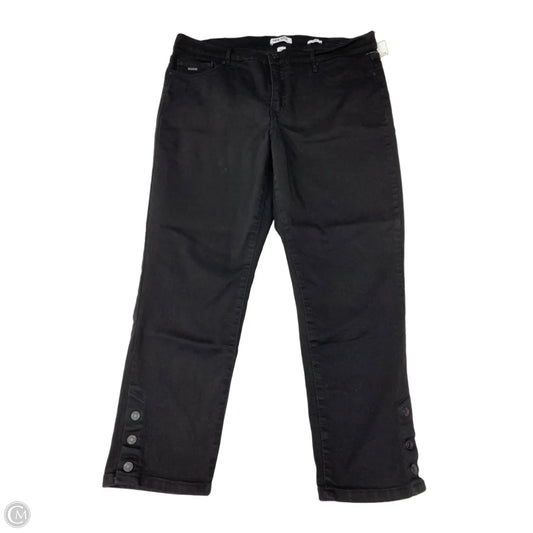 Jeans Skinny By Nine West In Black, Size: 18