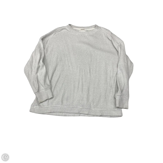 Top Long Sleeve By Aerie In Grey, Size: M