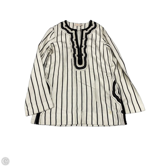 Top Long Sleeve Designer By Tory Burch In Striped Pattern, Size: Xs