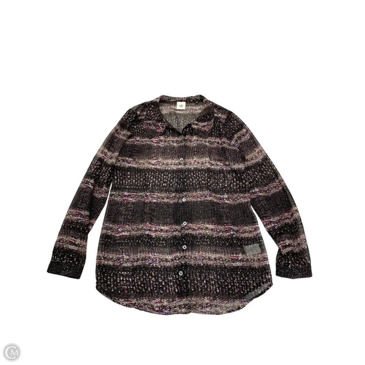 Top Long Sleeve By Cabi In Multi-colored, Size: S