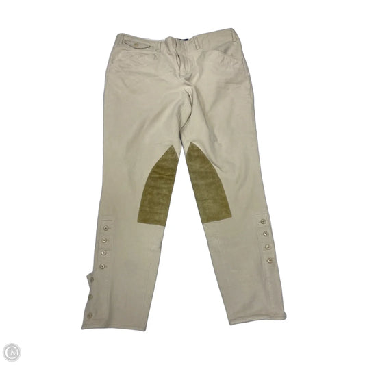 Jeans Straight By Ralph Lauren In Tan, Size: 14