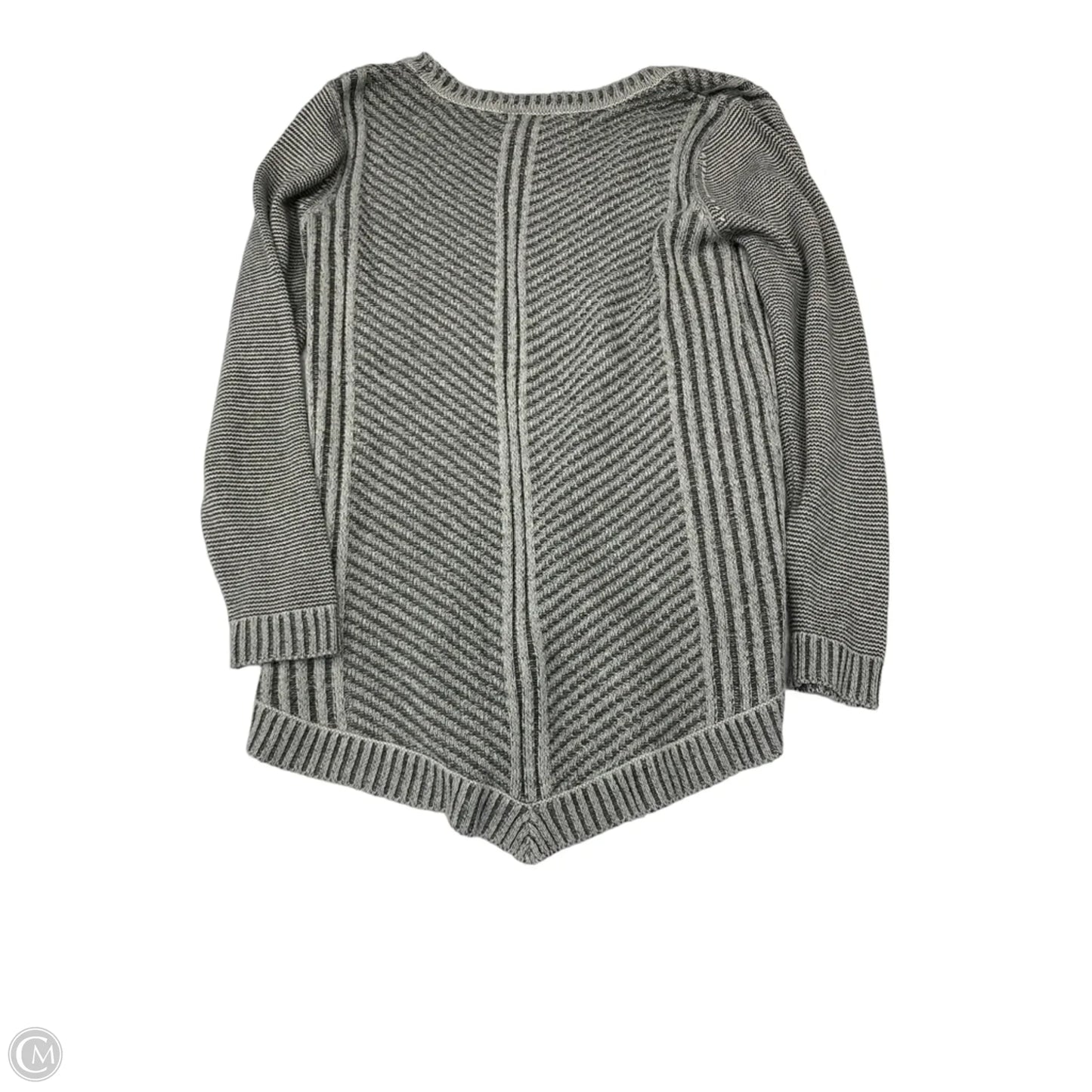 Sweater By Ab Studio In Grey, Size: L