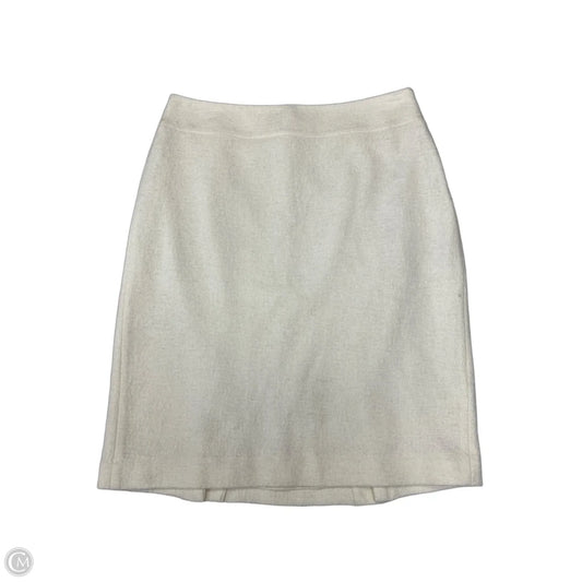 Skirt Mini & Short By Banana Republic In Cream, Size: 6p