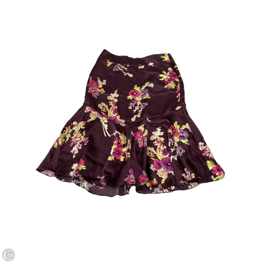 Skirt Mini & Short By Limited In Floral Print, Size: 0