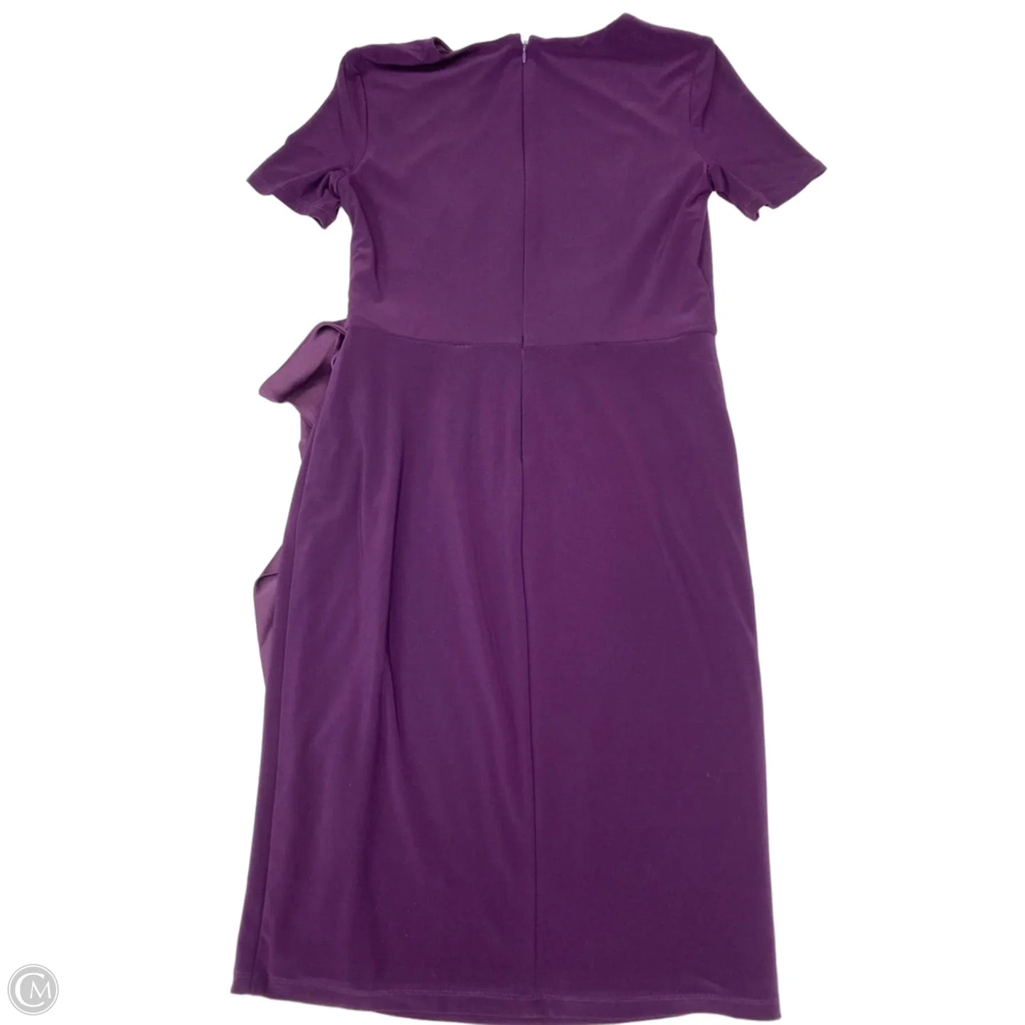 Dress Work By Lauren By Ralph Lauren In Purple, Size: S