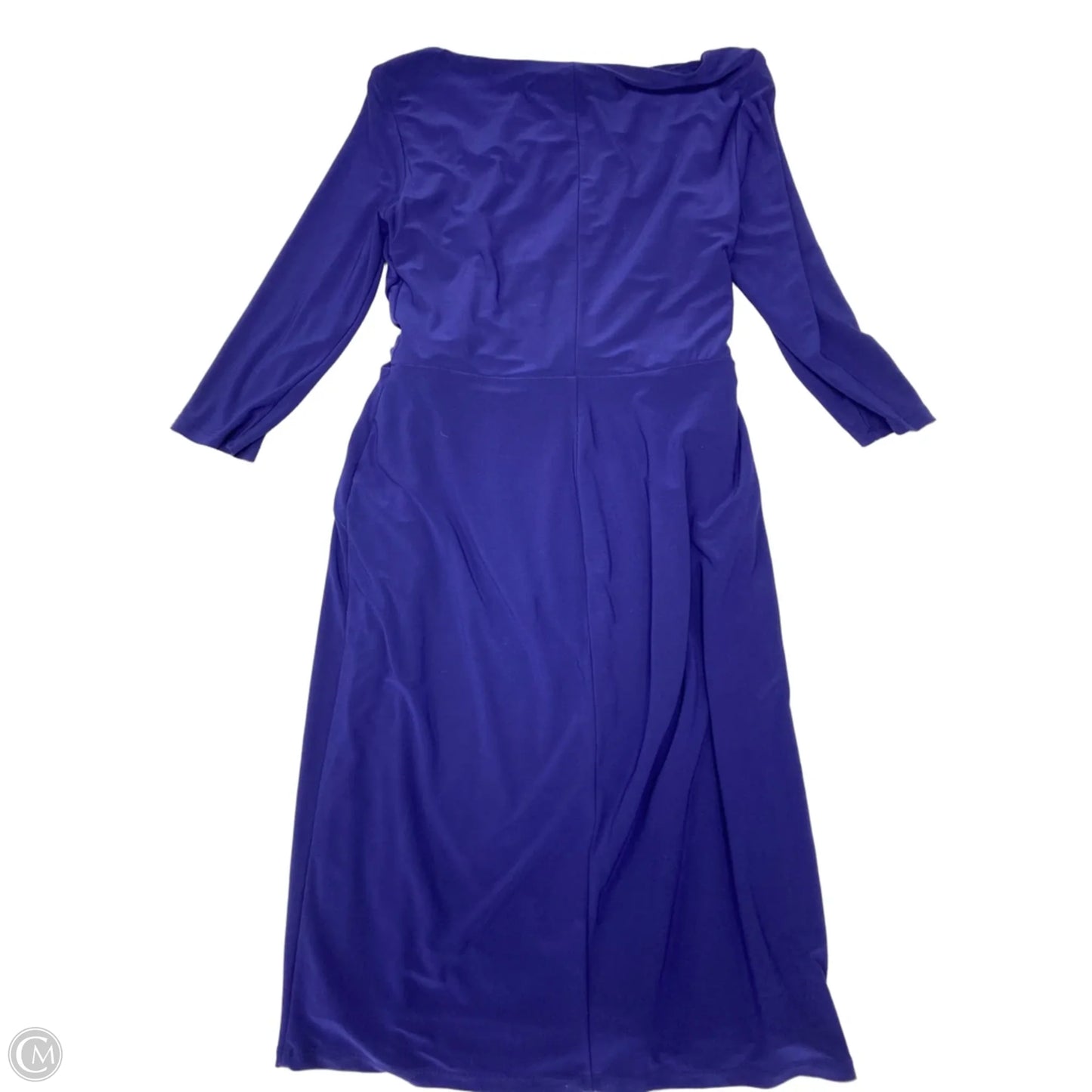 Dress Work By Lauren By Ralph Lauren In Blue, Size: S