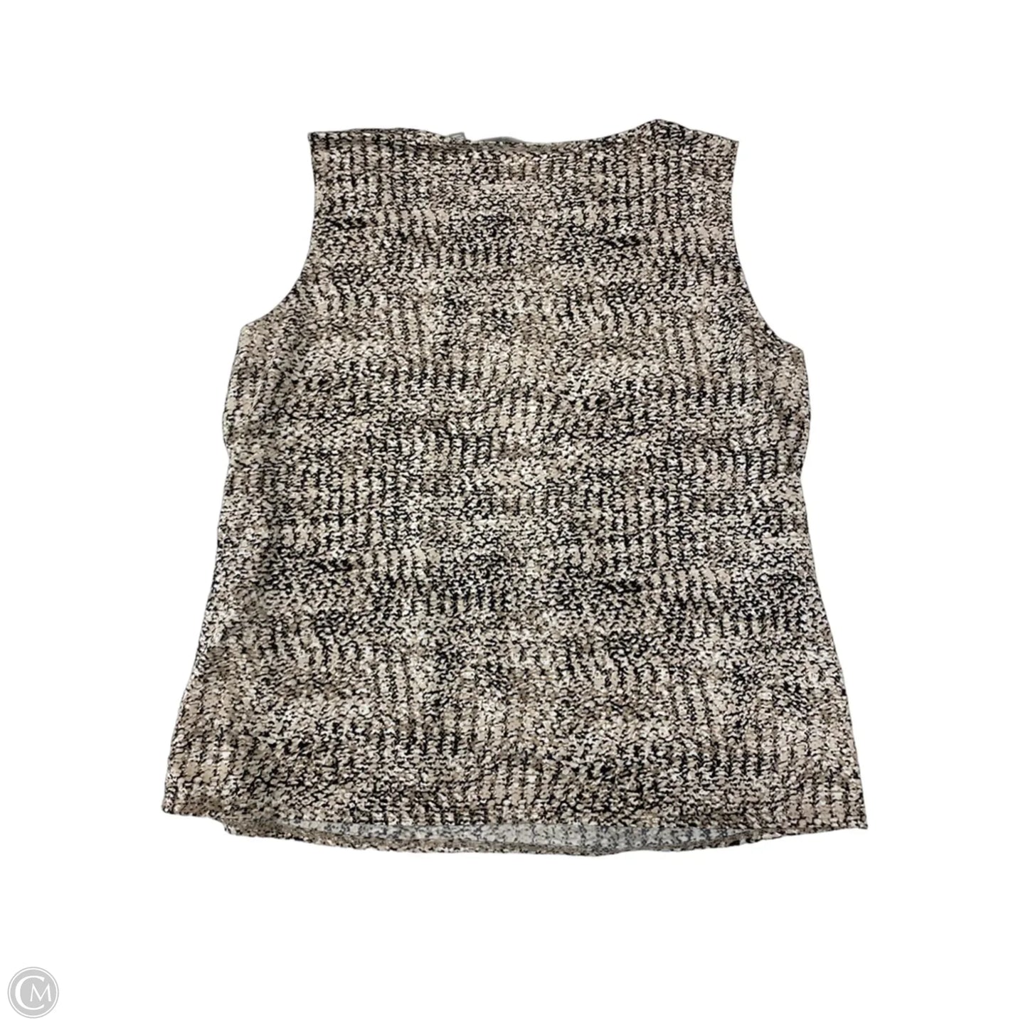 Top Sleeveless By Ny Collection In Snakeskin Print, Size: Xl