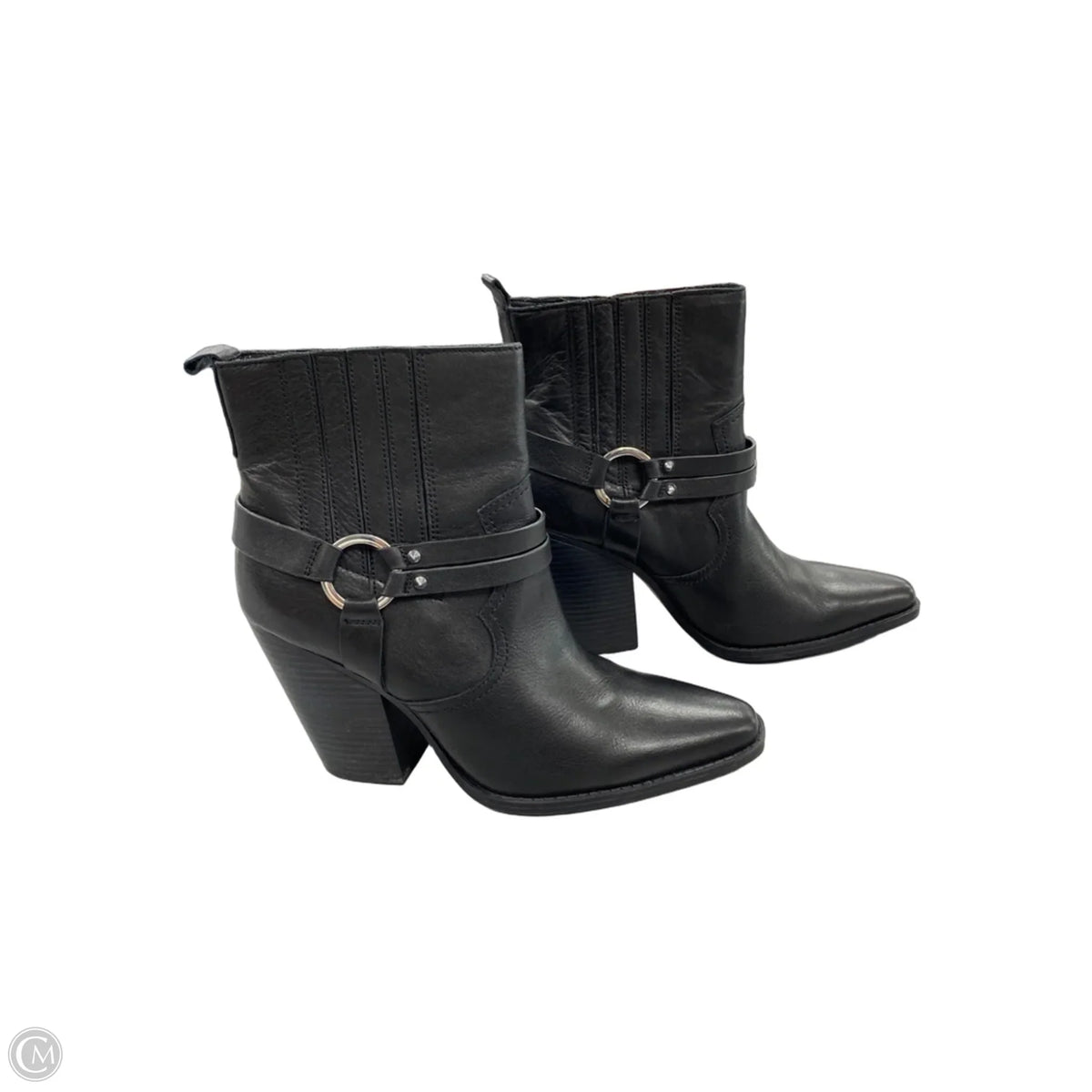 Boots Leather By Aldo In Black, Size: 10