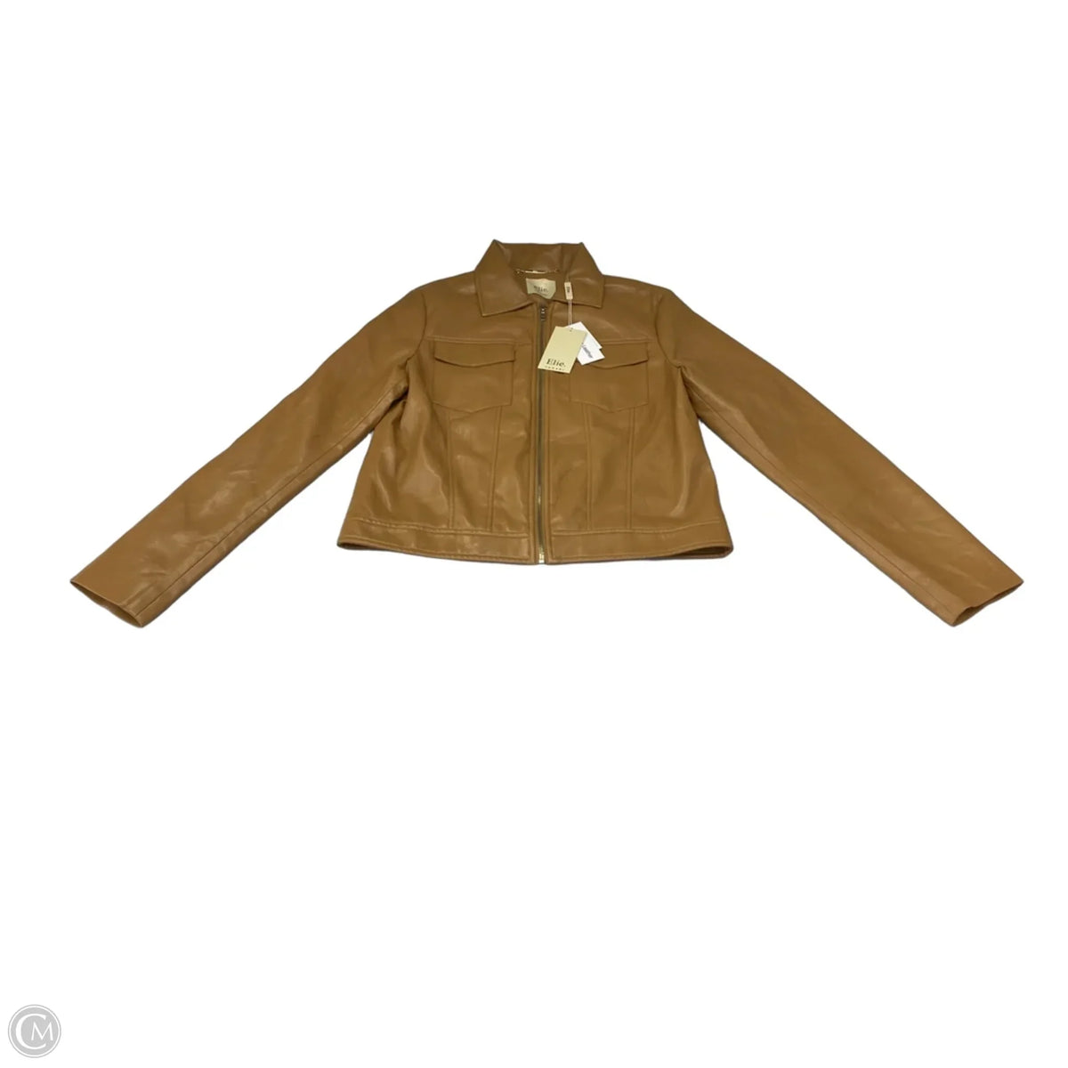 Jacket Utility By Cmb In Tan, Size: S