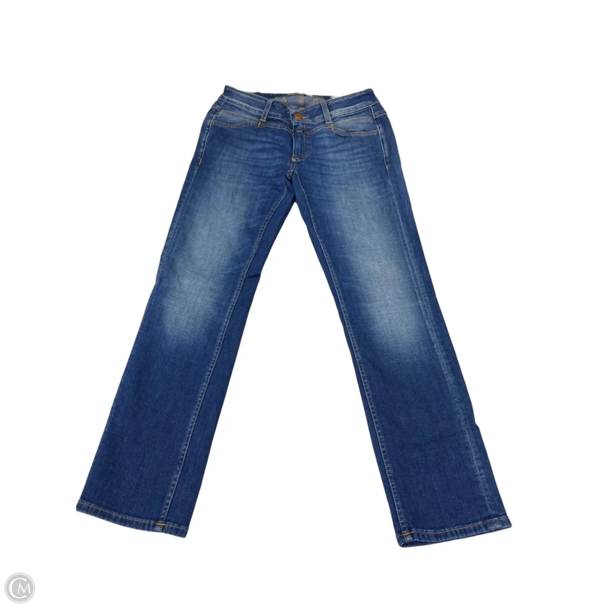 Jeans Straight By Closed In Blue, Size: 4