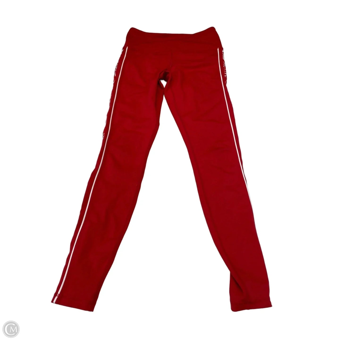 Athletic Leggings By Zyia In Red, Size: S