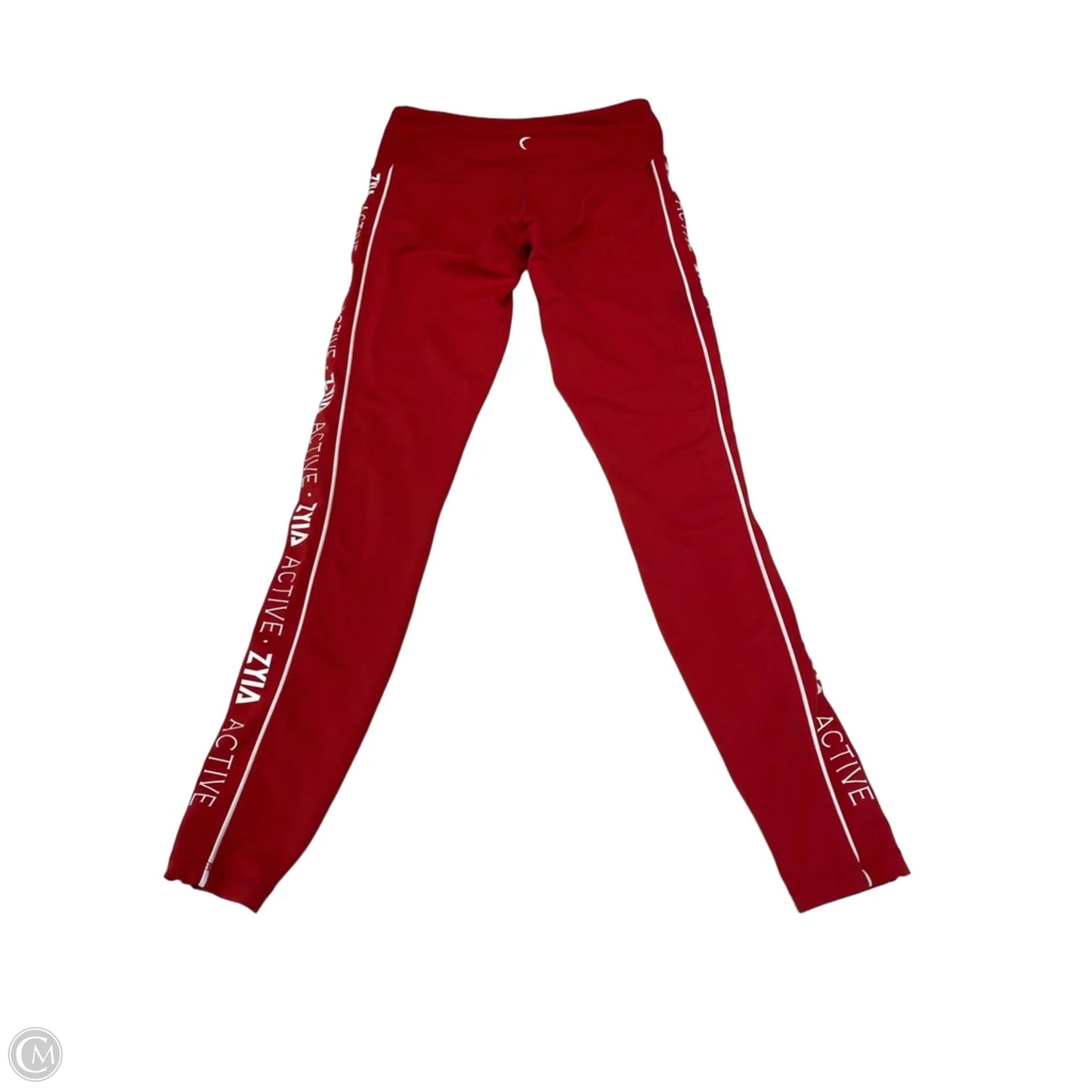 Athletic Leggings By Zyia In Red, Size: S