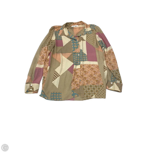 Top Long Sleeve By Rose And Olive In Multi-colored, Size: Xl
