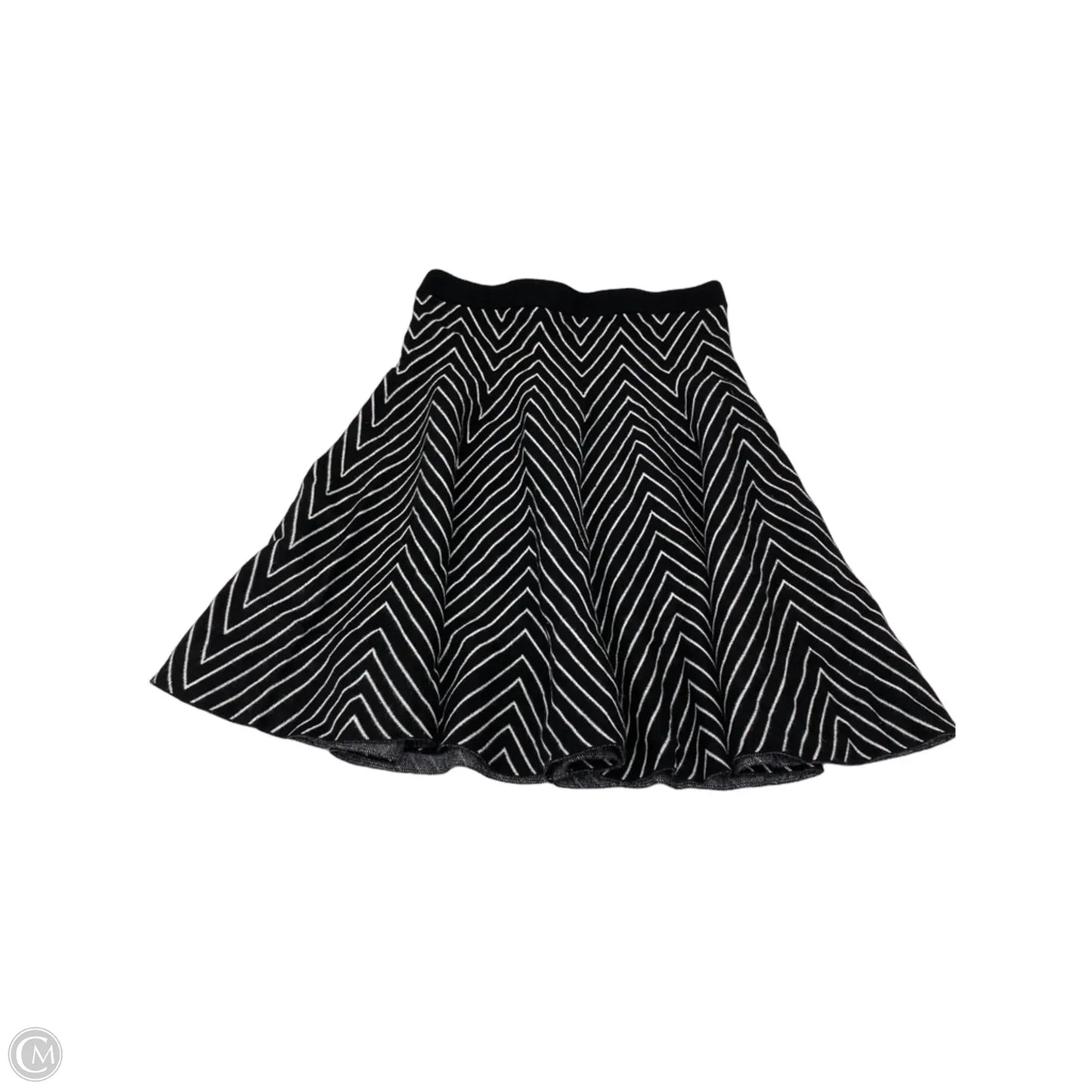 Skirt Midi By Grace Elements In Black & White, Size: S