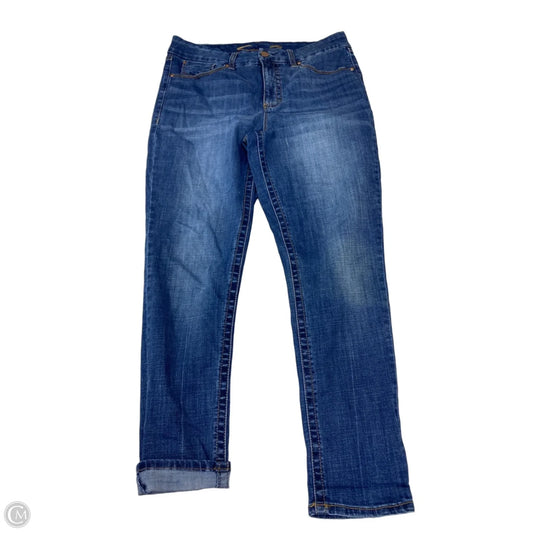 Jeans Skinny By Seven 7 In Blue, Size: 14