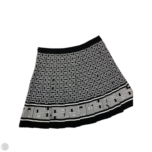 Skirt Designer By Karl Lagerfeld In Black & White, Size: 10