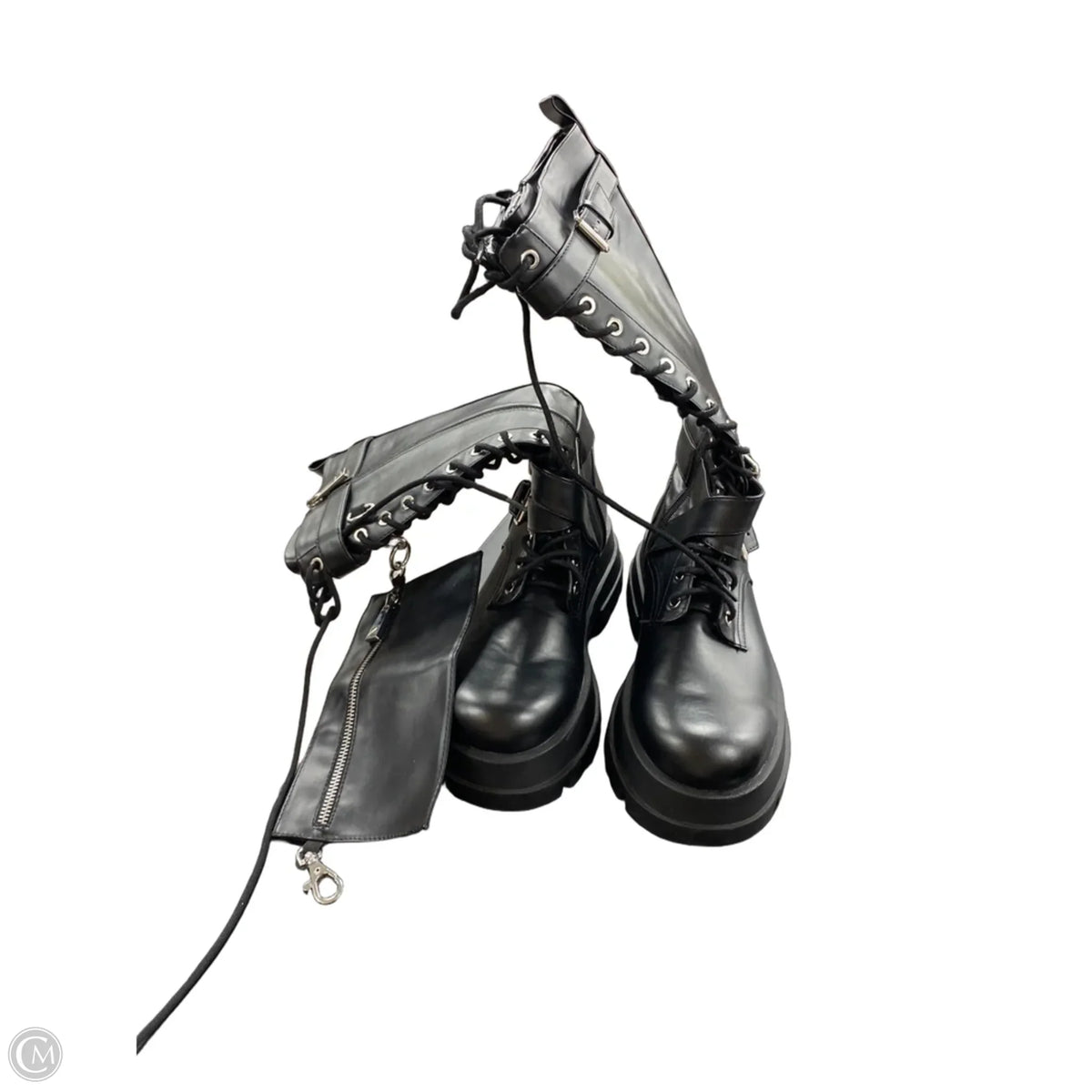Boots Combat By Zara In Black, Size: 9