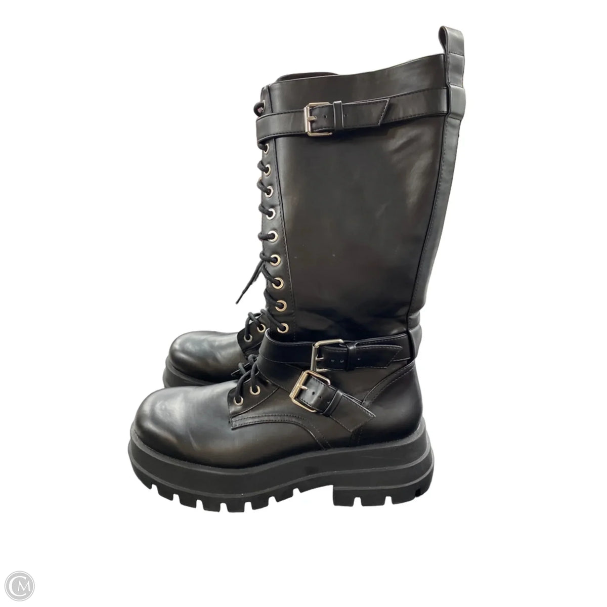 Boots Combat By Zara In Black, Size: 9