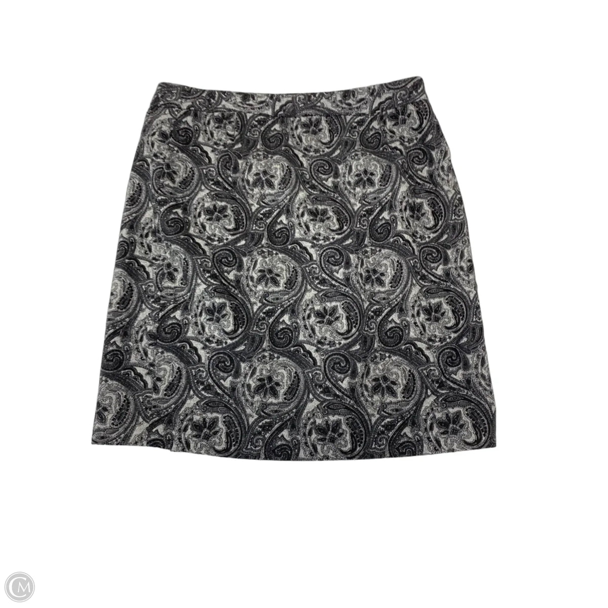 Skirt Mini & Short By Talbots In Black & Grey, Size: 12