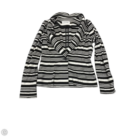 Blazer By Calvin Klein In Black & White, Size: Xs