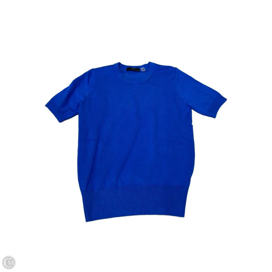 Top Short Sleeve By Tahari In Blue, Size: M