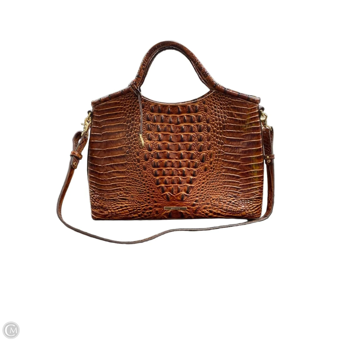 Handbag Designer By Brahmin, Size: Large