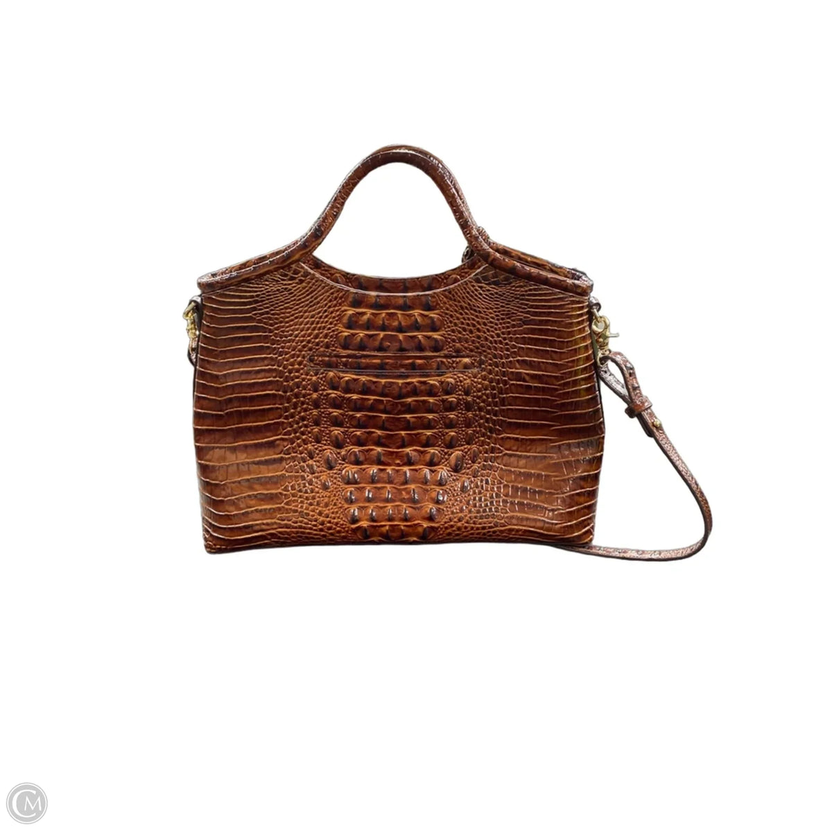 Handbag Designer By Brahmin, Size: Large