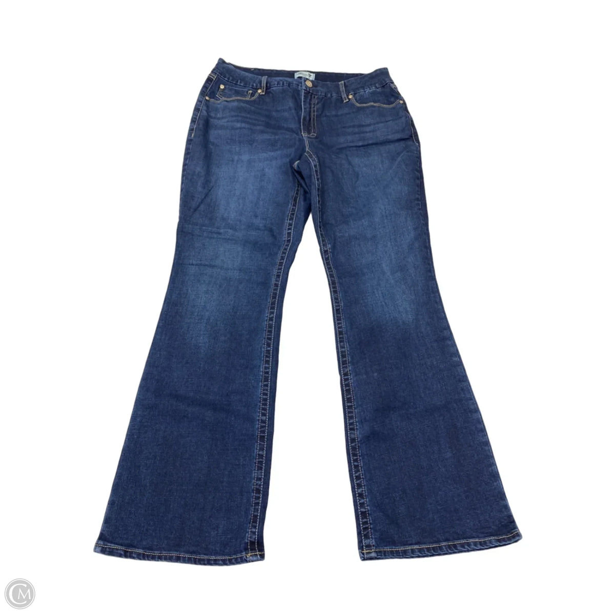 Jeans Boot Cut By Seven 7 In Blue, Size: 16