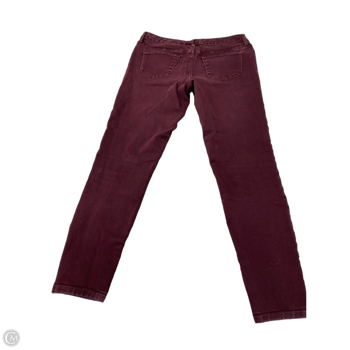 Jeans Skinny By Mossimo In Maroon, Size: 8