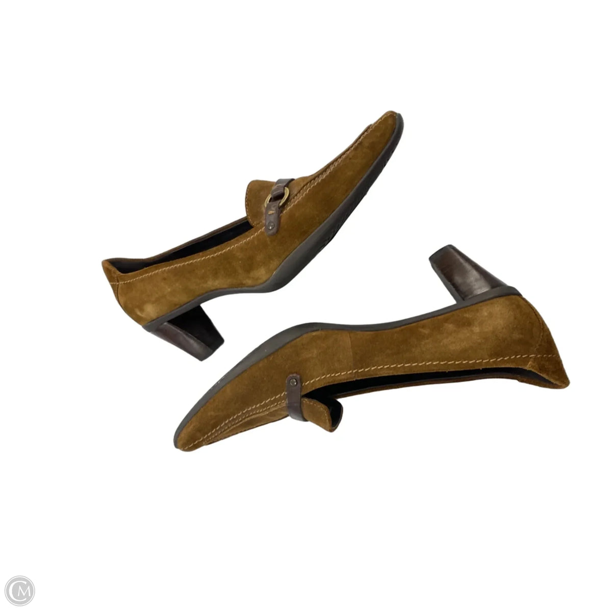 Shoes Heels Block By Ecco In Brown, Size: 7.5