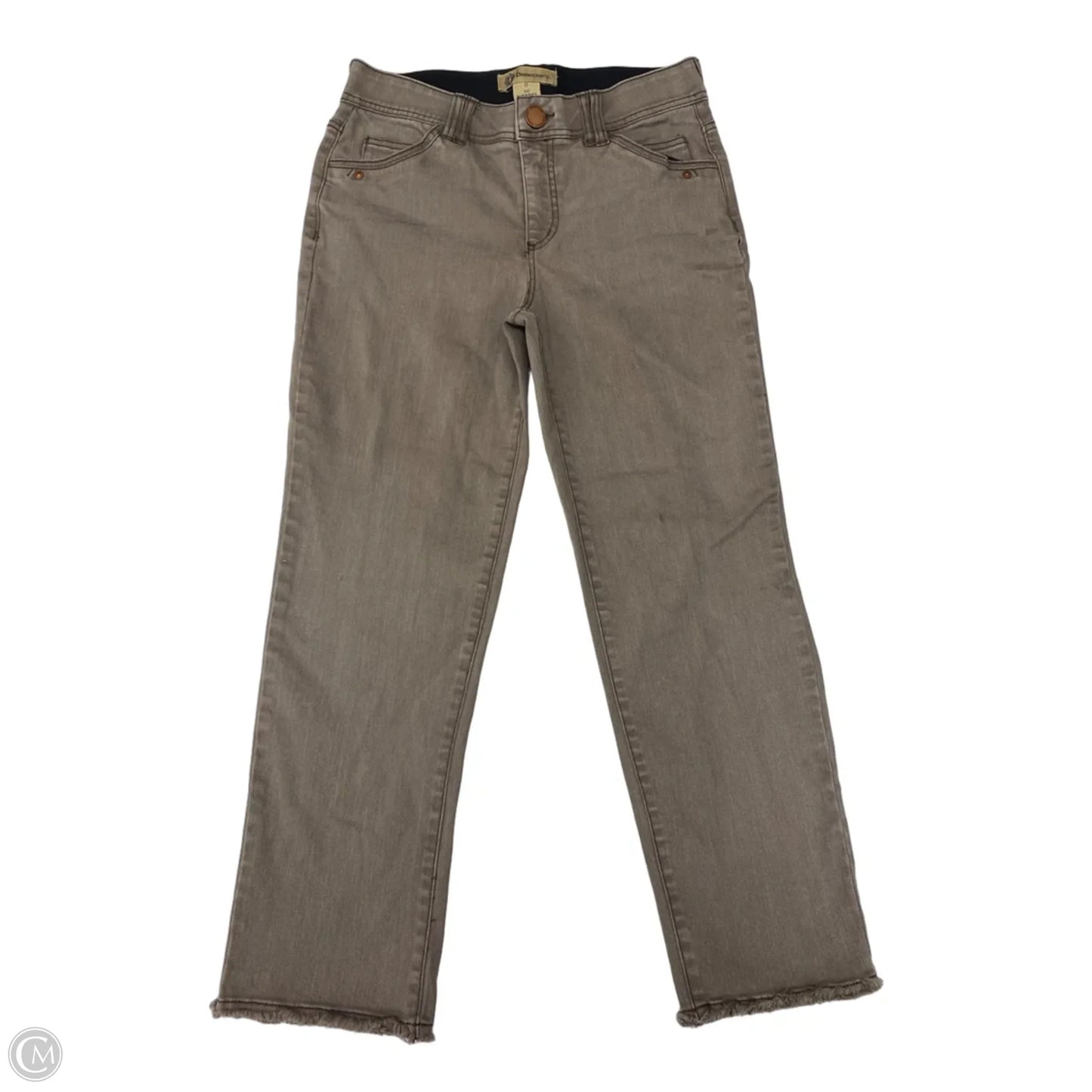 Jeans Straight By Democracy In Taupe, Size: 0