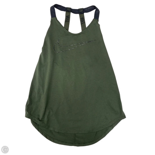 Athletic Tank Top By Nike In Green, Size: S