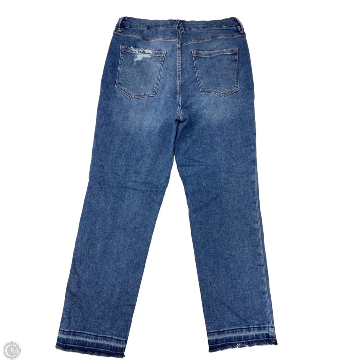 Jeans Straight By Good American In Blue, Size: 16