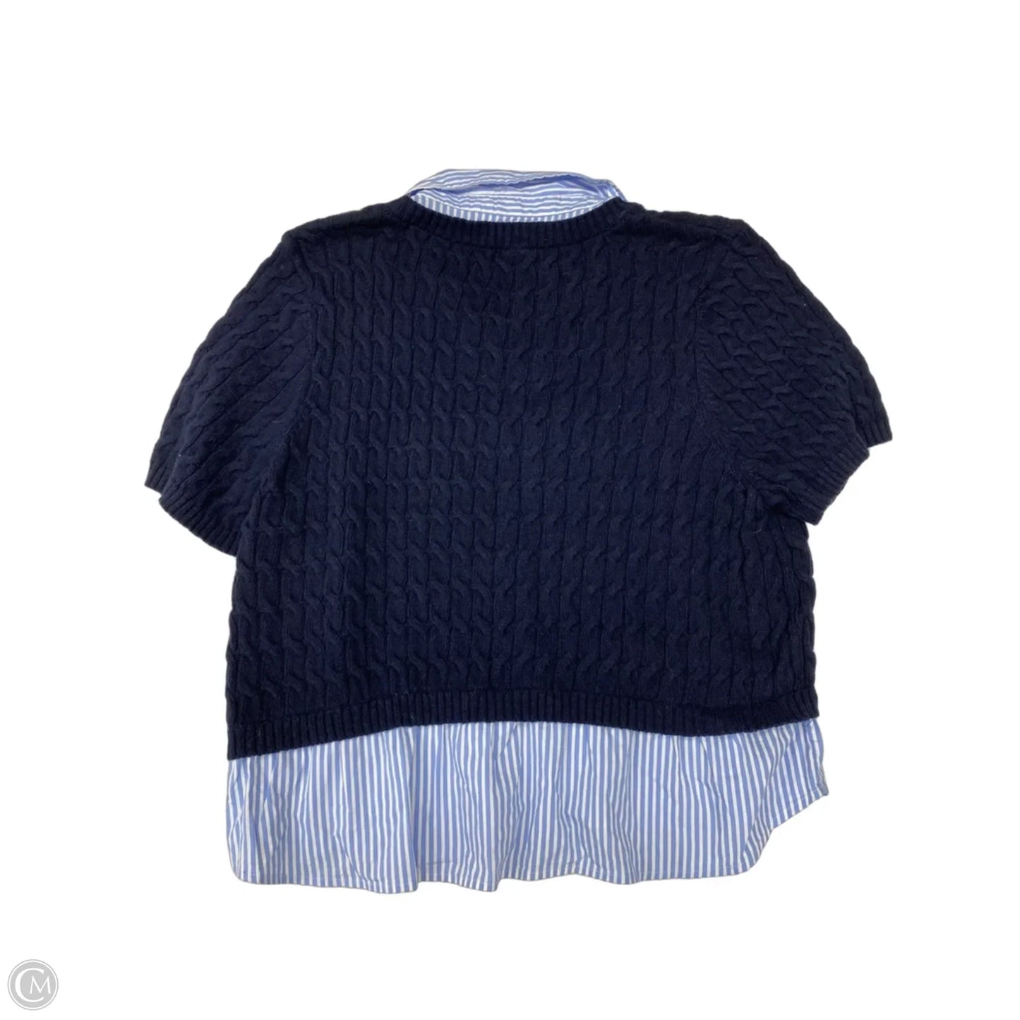 Sweater By Maeve In Navy, Size: 3x