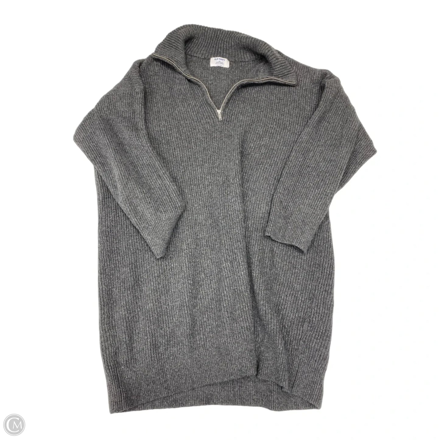 Dress Casual Midi By Old Navy In Grey, Size: Xxl