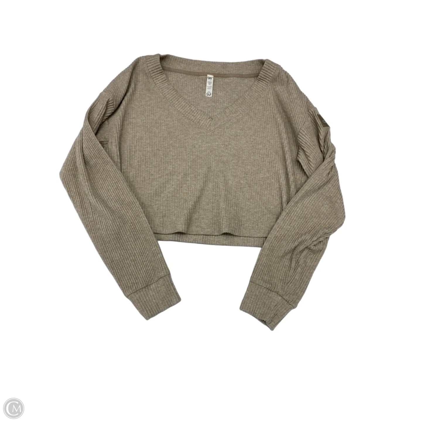Sweater By Alo In Tan, Size: S