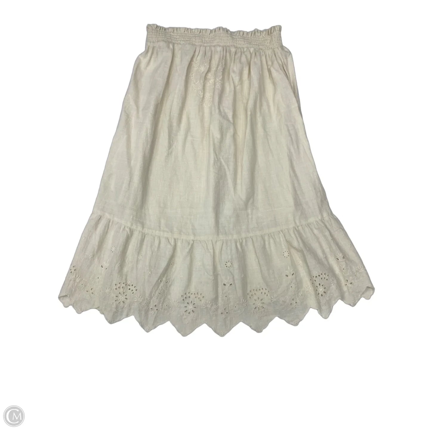 Skirt Maxi By Ana In Cream, Size: L
