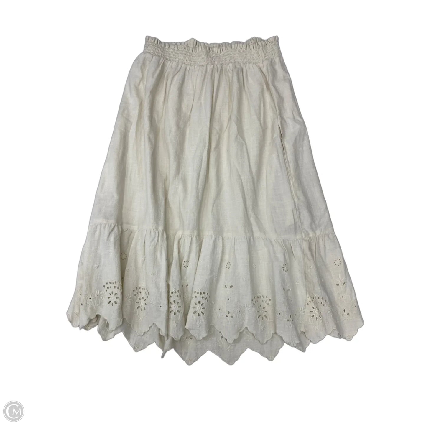 Skirt Maxi By Ana In Cream, Size: L