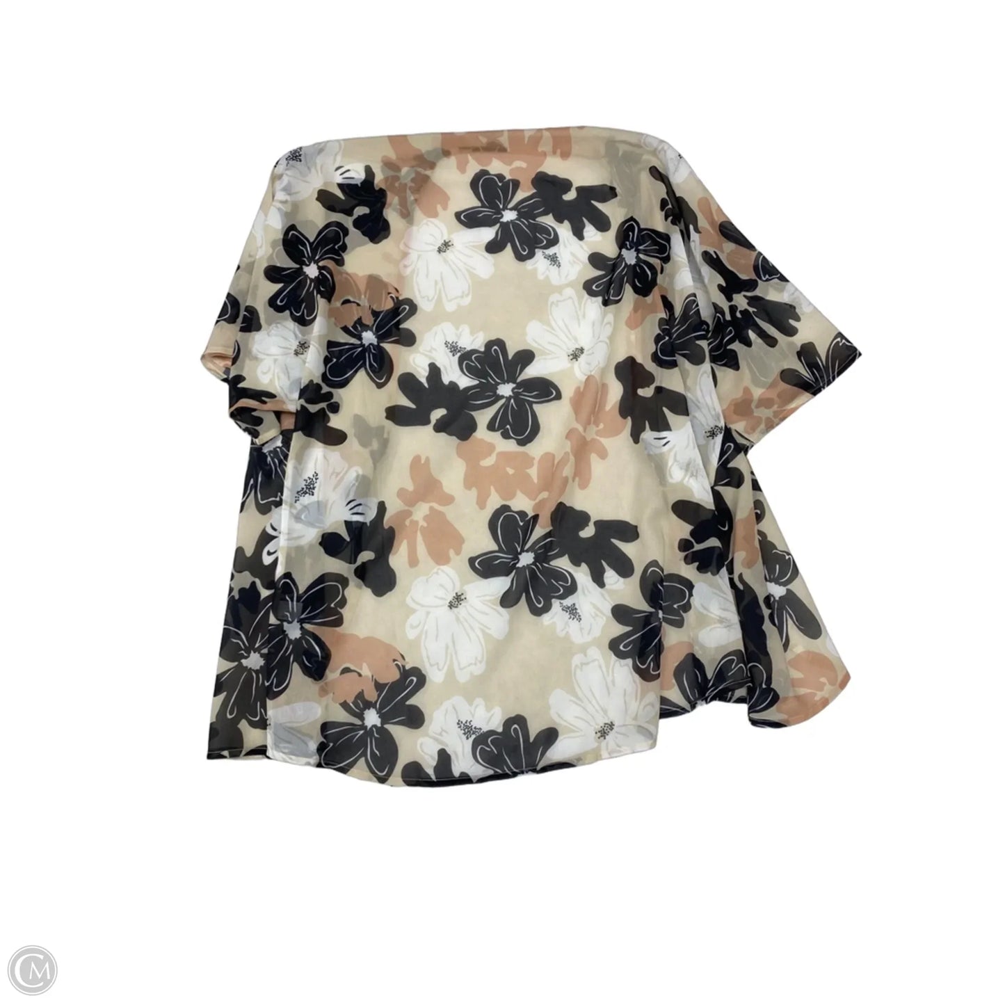 Kimono By Clothes Mentor In Floral Print, Size: Xl