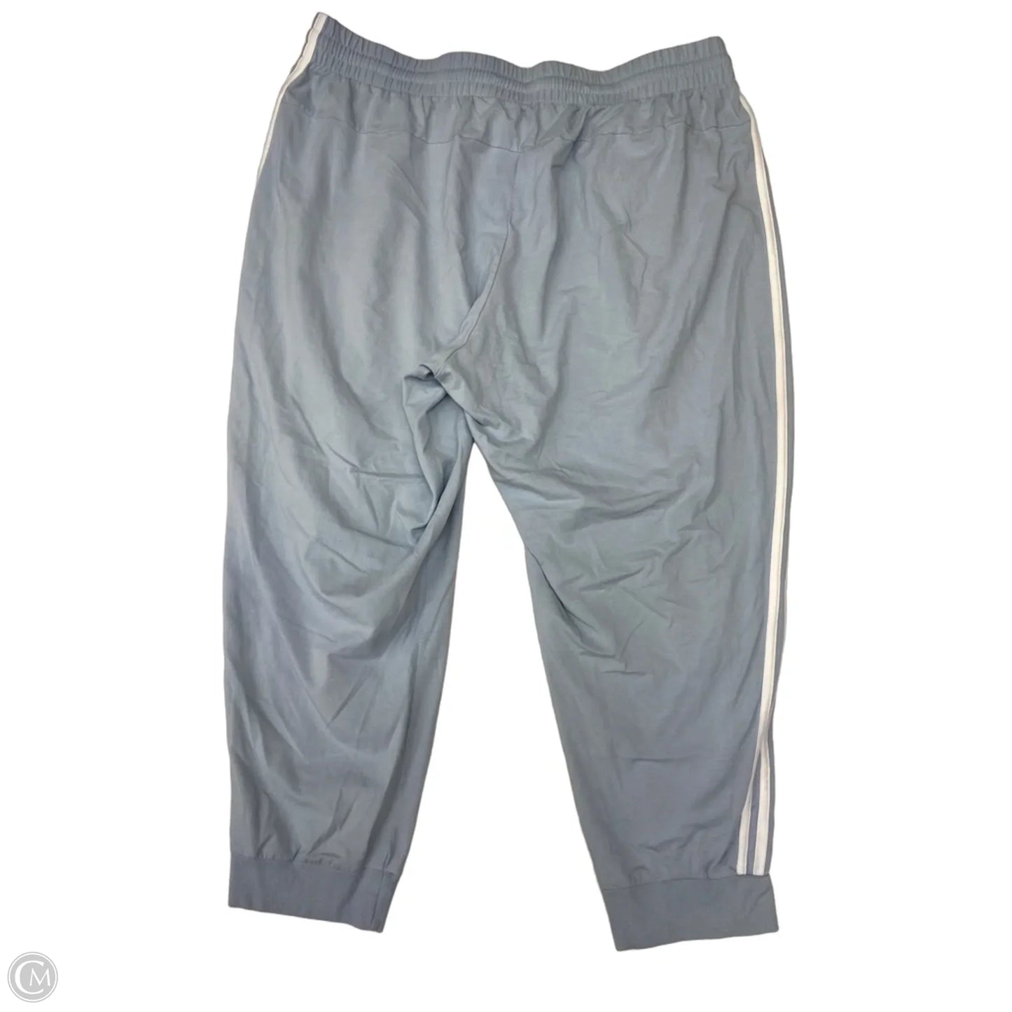 Athletic Pants By Adidas In Blue & White, Size: 2x