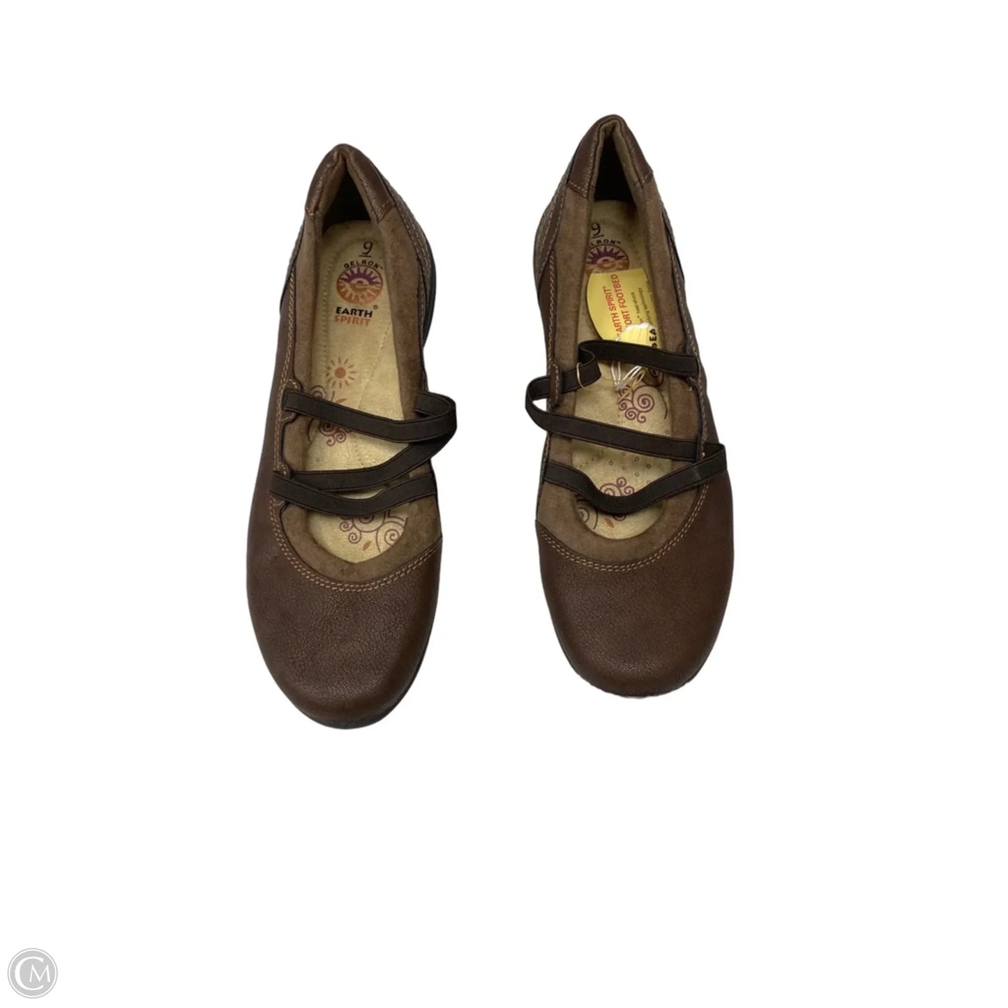 Shoes Flats By Earth In Brown, Size: 9